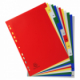 Intercalaires Jan-Déc 12 positions, format A4, en polypro souple, coloris assortis (6),image 1