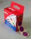 Boîte distributrice de 150 pastilles adhésives violettes, diam. 15 mm,image 1