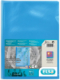 Sachet de 10 pochettes coin haute résistance, A4, PVC souple, coloris bleu,image 1
