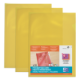 Sachet de 10 pochettes coin haute résistance A4, en PVC souple coloris jaune,image 1