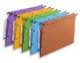Boîte de 25 dossiers suspendus Ultimate A4, fond V, en kraft coloris assortis (5),image 1