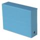 Boîte de transfert toilée 34x25,5, en carte rembordée, dos de 90, coloris bleu,image 1