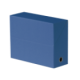 Boîte de transfert Toilée 34x25,5, dos de 90, en carte, coloris bleu,image 1