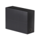 Boîte de transfert Toilée 34x25,5, dos de 90, en carte, coloris noir,image 1