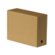 Boîte de transfert Toilée 34x25,5, dos de 120, en carte, coloris havane,image 1