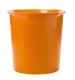 Corbeille à papier ronde LOOP Trend, 13L, en PS, coloris orange,image 1