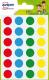 Etui de 144 pastilles adhésives, diamètre 15 mm, coloris assortis (6 feuilles / cdt),image 1