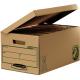 Lot de 10 containers à archives Bankers Box Earth Flip Top Maxi, coloris naturel,image 2