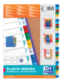Intercalaires numériques A4, 31 positions 1-31, en polypro 12/100e, coloris assortis,image 1