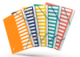 Trieur Bicolor Recyc+ A4 12 positions 1-12, en carte coloris assortis (5),image 1