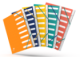 Trieur Bicolor Recyc+ A4 8 positions 1-8, en carte coloris assortis (5),image 1