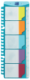 Pack de 25 onglets adhésifs, en polypro translucide, coloris assortis,image 1