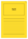 Boîte de 100 pochettes coin Ordo Classico 22x31, avec fenêtre, en papier coloris jaune vif,image 1