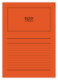 Boîte de 100 pochettes coin Ordo Classico 22x31, avec fenêtre, en papier coloris orange,image 1