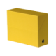 Boîte de transfert Toilée 34x25,5, dos de 90, en carte, coloris jaune,image 1