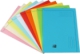 Boîte de 50 pochettes coin Color Line 22x31, sans fenêtre, en kraft coloris assortis (10),image 1