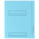 Boîte de 50 sous-dossiers Color Line A4, à rabats, en carte bleu pastel,image 1