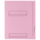 Boîte de 50 sous-dossiers Color Line A4, à rabats, en carte rose pâle,image 1