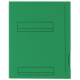 Boîte de 50 sous-dossiers Color Line A4, à rabats, en carte vert foncé,image 1