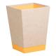Corbeille à papier Rhodiarama, 20 litres, simili cuir, coloris beige,image 1