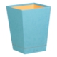 Corbeille à papier Rhodiarama, 20 litres, simili cuir, coloris turquoise,image 1