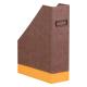 Porte-revues Rhodiarama, simili cuir, dos de 100, coloris chocolat,image 1
