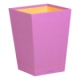 Corbeille à papier Rhodiarama, 20 litres, simili cuir, coloris lilas,image 1
