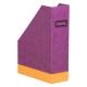 Porte-revues Rhodiarama, simili cuir, dos de 100, coloris violet,image 1