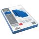 Paquet de 100 plats CHROME, carte 230 g/m², lisse, coloris bleu,image 1