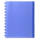 Protège-documents à anneaux, A4, 60 vues / 30 poch., coloris bleu translucide,image 1