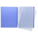 Protège-documents à anneaux, A4, 60 vues / 30 poch., coloris bleu translucide,image 2