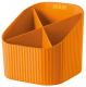 Pot à crayons LOOP Trend, 4 compartiments, en PS, coloris orange,image 1
