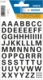 Pochette de 63 lettres adhésives noires, haut. 10 mm (1 feuille 9x16 / cdt),image 1