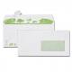 Enveloppe à fenêtre Green Erapure 110x220/DL, 80 g/m², adhésive, coloris blanc - boîte de 500,image 1
