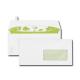 Enveloppe à fenêtre Green Erapure 110x220/DL, 90 g/m², adhésive, coloris blanc - boîte de 500,image 1