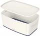 Boîte de rangement MyBox Wow, 5 L, avec couvercle, coloris gris/blanc,image 1