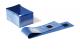 Boîte de 50 porte-étiquettes pour pied de palette, pour formats 140x65 et 90x65 mm, bleu foncé,image 1
