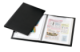 Protège-documents Voltiplast A4, 200 vues, en carton rembordé coloris noir,image 1