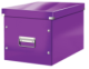 Boîte de rangement Click & Store Wow, format cube, coloris violet,image 1