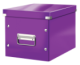 Boîte de rangement Click & Store Wow, format cube moyen, coloris violet,image 1
