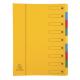 Trieur extensible HARMONIKA, 9 compartiments, coloris jaune,image 1