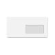 Enveloppe à fenêtre Clairalfa 110x220/DL, 80 g/m², coloris blanc - boîte de 500,image 1