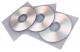 Lot de 10 pochettes perforées pour CD/DVD, en PP transparent,image 1