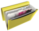 Classeur ménager Colour'Ice, 6 compartiments, en PP coloris jaune,image 2