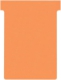 Pack de 100 fiches T, indice 3 / 80 mm, 160 g/m², orange,image 1