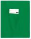 Protège-cahier grain cuir 17x22, PVC opaque 19/100e, coloris vert,image 1