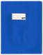 Protège-cahier grain cuir 17x22, PVC opaque 19/100e, coloris bleu,image 1