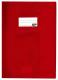 Protège-cahier grain cuir 21x29,7, PVC opaque 19/100e, coloris rouge,image 1