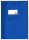 Protège-cahier grain cuir 24x32, PVC opaque 19/100e, coloris bleu,image 1