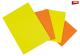 Lot de 10 étiquettes carton 780 g/m², forme rectangulaire 40x60, coloris jaune/orange,image 1